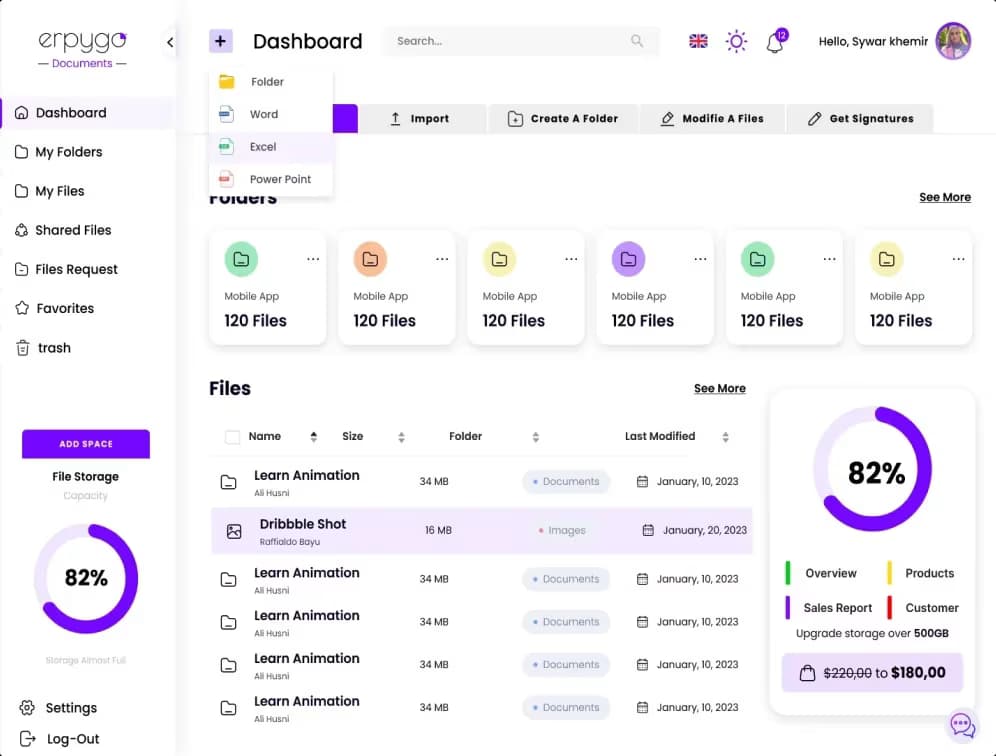 gestion des documents